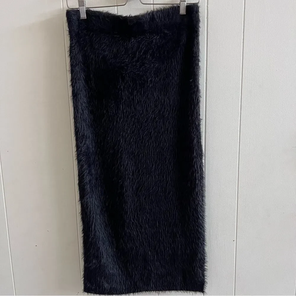 House Of Harlow 1960 Fuzzy Knit Sweater Skirt Set Small